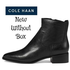 NWOB $199 COLE HAAN Naia Leather Ankle Boots